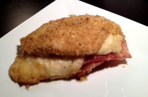A gluten free chicken cordon bleu that requires very little effort is right up my alley. 